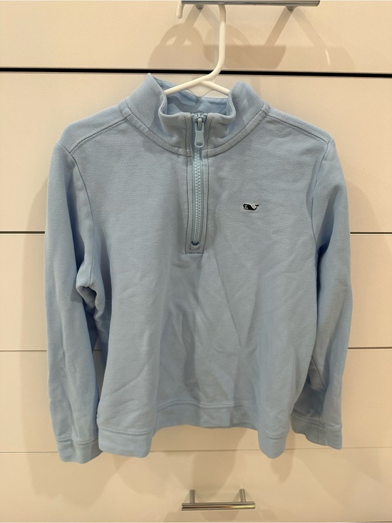 Vineyard Vines Other - Vineyard Vines Boys' Light Blue Quarter-Zip Sweater Size 7
